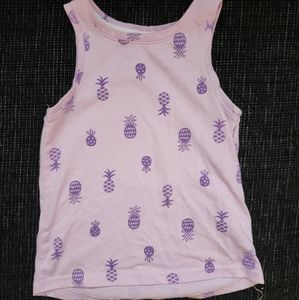 Pineapple purple tank